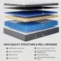 12 inch Full Mattress, Memory Foam Hybird Pocket Coil Full Mattress, Motion Isolation Pressure Relief Strong Edge, Customized