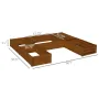 7.5x7.5ft DIY Raised Garden Bed, Large Wooden Planter Box with 5 Compartments, for Outdoor Plants, Vegetables, Customized