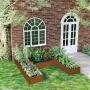 7.5x7.5ft DIY Raised Garden Bed, Large Wooden Planter Box with 5 Compartments, for Outdoor Plants, Vegetables, Customized