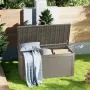 320 Gallon Lockable Resin Deck Box, Waterproof & UV-Resistant Outdoor Storage Box for Outdoor Cushion Storage, Customized