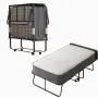 Folding Bed with Mattress, 75 x 31 Rollaway Bed for Adults, 5 inch Thick Foam Mattress, Cot Size Portable Foldable Bed