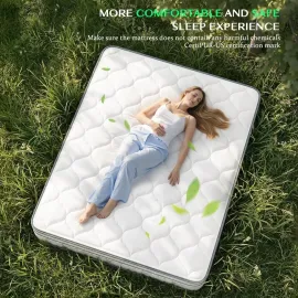 Queen Mattress, 12 Inch Mattress in a Box Memory Foam & Pocket Coils Springs,Motion Isolation Design,Relieve, Customized
