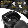 Plastic Shampoo Bowl Chair, Barber Backwash Chair, Hair Washing Station for Spa Beauty Salon