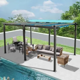 Outdoor Living 11’ X 16’ Outdoor Retractable Pergo..