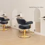Barber Chairs for Barbershop Black and Gold Styling Chair, Salon Chair for Hair Stylist Heavy Duty Hydraulic Pump