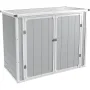41 Cubic Foot Outdoor Horizontal Storage Shed, Weatherproof Resin Storage Shed, Thickened Floor, Gas Spring, Lockable Door