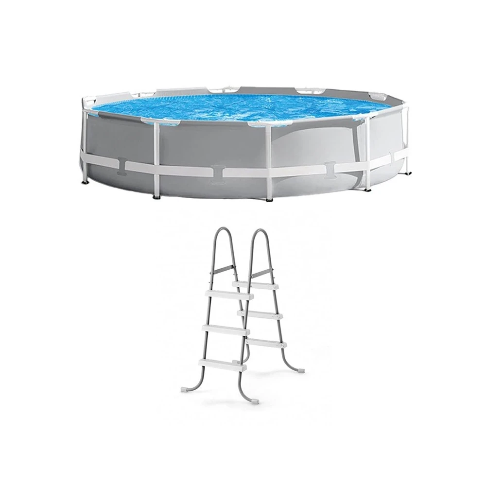 Prism Frame Above Ground Swimming Pool Set, 10ft x 30in, Includes 330 GPH Filter Pump, Removable Pool, Customized