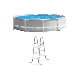 Prism Frame Above Ground Swimming Pool Set, 10ft x 30in, Includes 330 GPH Filter Pump, Removable Pool, Customized