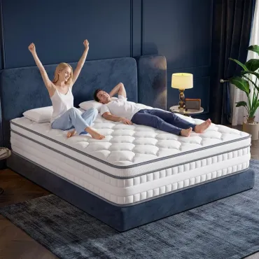 Queen Mattress, 12 Inch Mattress in a Box Memory Foam & Pocket Coils Springs,Motion Isolation Design,Relieve, Customized