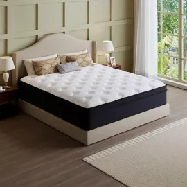 Queen Mattress, 14 Inch Hybrid Memory Foam Mattress in a Box, Cooling Gel for Pressure Relief & Back Pain Support, Customized