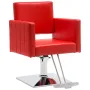 Classic Styling Salon Chair for Hair Stylist Hydraulic Barber Chair Beauty Spa Equipment (Red)