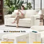 70 Loveseat Sofa for Living Room, Modern Comfy Couch with Medium Firm Seat Cushion, Removable Cover, Wide Armrest, USB/Ty