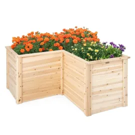 Wood Raised Garden Bed, 47.5