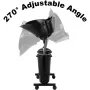 Plastic Shampoo Bowl Unit with 2 Bucket with Electric Pump and Drain Hoses, 270 Degree Rotation of Shampoo Basin