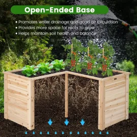 Wood Raised Garden Bed, 47.5