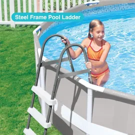 Prism Frame Above Ground Swimming Pool Set, 10ft x 30in, Includes 330 GPH Filter Pump, Removable Pool, Customized