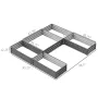 8 x 8' Raised Garden Bed Set, Large Steel Flower Planters for Outdoor Plants, Easy Assembly for Vegetables, Herbs, Customized