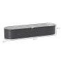 8' x 2' x 1.4' Galvanized Raised Garden Bed Kit, Outdoor Metal Elevated Planter Box with Safety Edging, Easy DIY, Customized