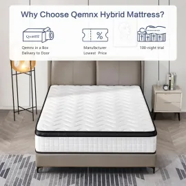 Mattress, Mattress for Cool Night & Pressure Relief,Edge Support Pressure Relief with Motion Isolating, Ships, Customized