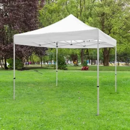 Canopy TitanShade Light-Duty Steel Commercial Instant Canopy Kit, White, 10' x 10', Customized