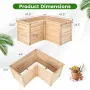Wood Raised Garden Bed, 47.5