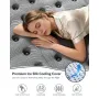 Firm Queen Mattress 14 inch, Cooling Hybrid Mattress in a Box with 5-Zone Support, Luxury Hotel-Collection Design, Customized