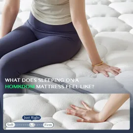 Queen Mattress, 12 Inch Mattress in a Box Memory Foam & Pocket Coils Springs,Motion Isolation Design,Relieve, Customized