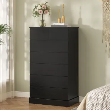 Tall Dresser with 7 Drawers for Bedroom, 51.8'' High Chest of Drawers Storage Organizer for Closet, Modern Taller, Customized