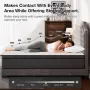 12 inch Full Mattress, Memory Foam Hybird Pocket Coil Full Mattress, Motion Isolation Pressure Relief Strong Edge, Customized
