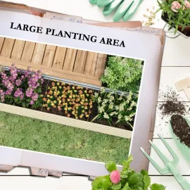 8 x 2 x 2ft Galvanized Raised Garden Bed Kit, Outdoor Metal Elevated Planter Box with Safety Edging, Large Raised, Customized