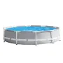 10ft x 30in Prism Metal Frame Above Ground Swimming Pool with Filter Pump and Cleaning Maintenance Kit with Vacuum, Customized