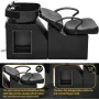 Plastic Shampoo Bowl Chair, Barber Backwash Chair, Hair Washing Station for Spa Beauty Salon