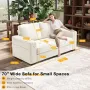 70 Loveseat Sofa for Living Room, Modern Comfy Couch with Medium Firm Seat Cushion, Removable Cover, Wide Armrest, USB/Ty