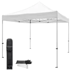Canopy TitanShade Light-Duty Steel Commercial Instant Canopy Kit, White, 10' x 10', Customized