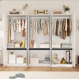 White Armoire Wardrobe Closet: 74
