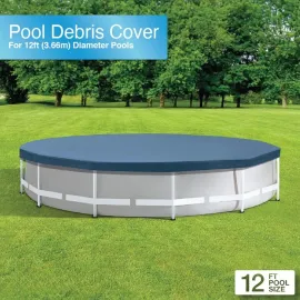 12 x 2.5 Foot Metal Frame Above Ground Swimming Pool, Type A Filter, Protective Cover, and Complete Maintenance Kit, Customized