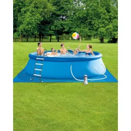 Easy Set 15 ft x 48in Above Ground Pool Set, Round Inflatable Swimming Pool with 1000 GPH Cartridge Filter Pump, Customized
