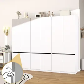White Armoire Wardrobe Closet: 74