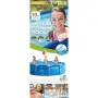 4 Person Metal Frame Outdoor Above Ground Pool Set with Drain Plug, Filter Pump, and 6 Type H Replacement Filter, Customized