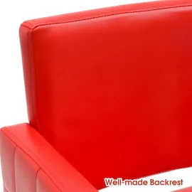 Classic Styling Salon Chair for Hair Stylist Hydraulic Barber Chair Beauty Spa Equipment (Red)